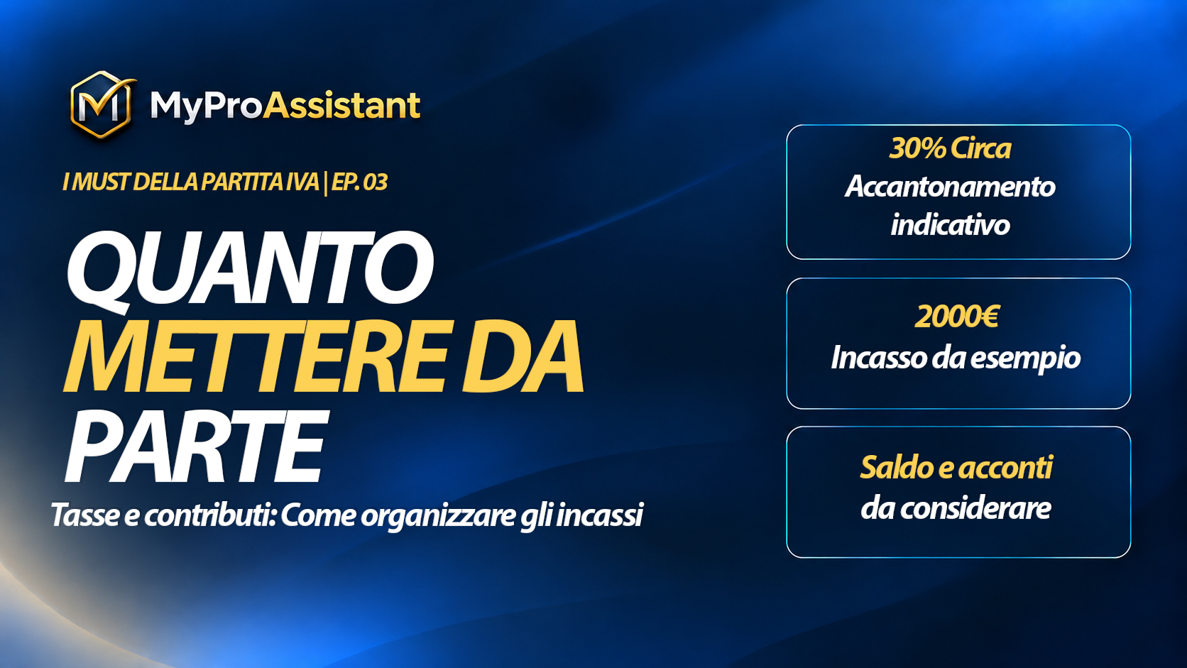 Partita IVA Quanto mettere da parte per le tasse?
